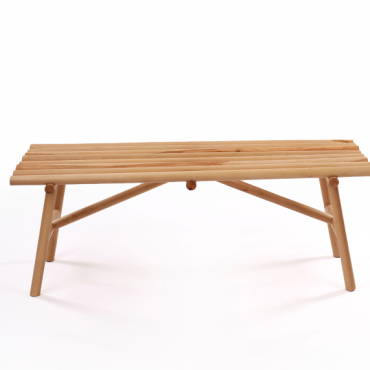 Wooden bench